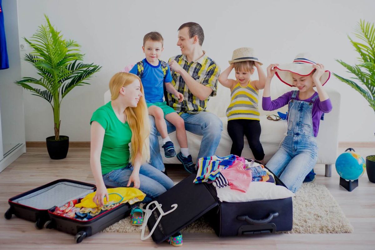 Family staycation packing list and getting ready for a UK with kids.